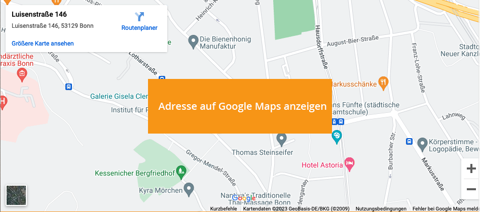 Google maps Screenshot